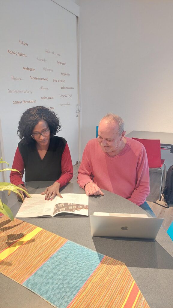 Sandra Niyonteze und Gerald Schnell